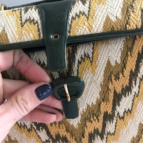 NETTIE ROSENSTEIN Tapestry Tribal Print RARE EDITION Mini Handbag - Picture 12 of 17